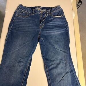 Maurice’s high rise curvey jeans.  Size 14w reg length